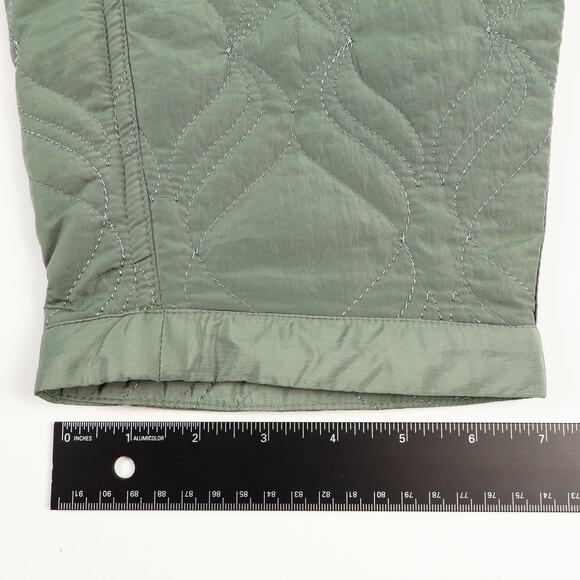 Fabletics Womens 2X 18-20 Apres Quilted Stretch Tapered Ski Pant Smoke Green - Picture 7 of 11